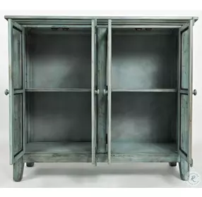 Rustic Shores Surfside 4 Door Accent Cabinet