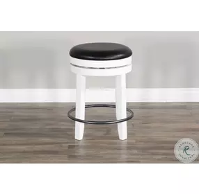 Willow Nest European Cottage Swivel Counter Height Stool Set of 2