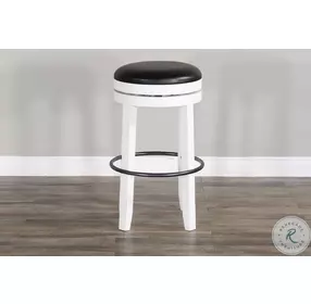 Hearthwood Haven European Cottage Swivel Bar Stool Set of 2