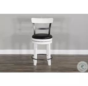 Rustic Refined European Swivel Bar Stool Set of 2
