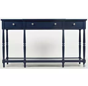 Stately Home Navy Sofa Table