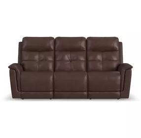 Ranger Rustic Brown Leather Zero Gravity Power Reclining Living Room Set