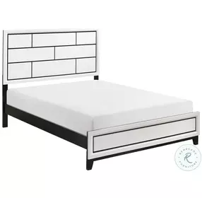 Davi White Panel Bedroom Set
