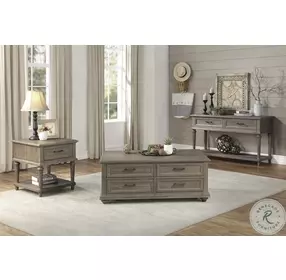 Cardano Driftwood Light Brown 2 Drawer Sofa Table
