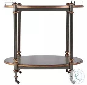 Kathleen Royal Pastel Green Bar Cart