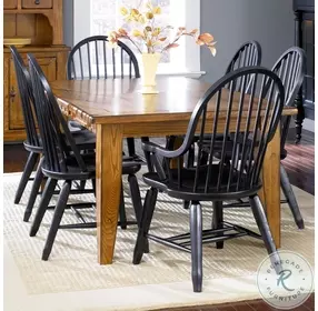 Treasures Black Bow Back Arm Chair