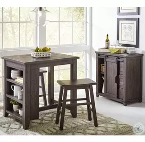 Madison County Barnwood Brown Accent Cabinet