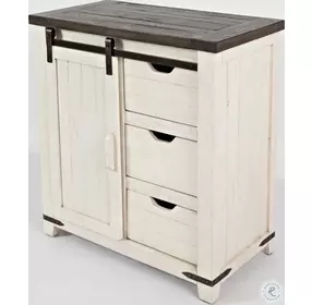 Madison County Vintage White Accent Cabinet