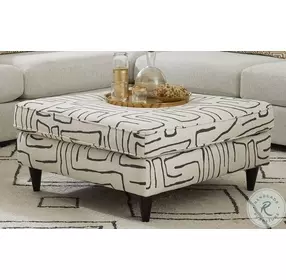 Durango Fossil Ebony Square Cocktail Ottoman