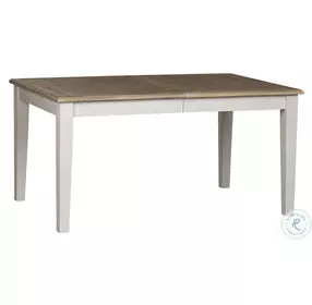 Brighton Hills Soft Whitewash Rectangular Extendable Dining Room Set