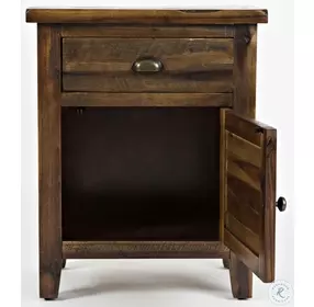 Artisans Craft Dakota Oak Accent Table