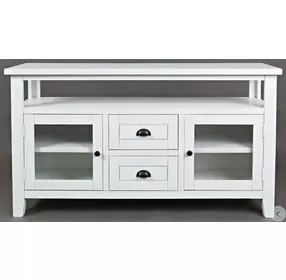 Artisans Craft Distressed Weathered White Storage Cabinet