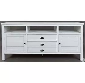 Artisans Craft Distressed Weathered White 70" TV Stand