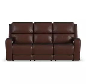 Oasis Truffle Leather Zero Gravity Power Reclining Living Room Set