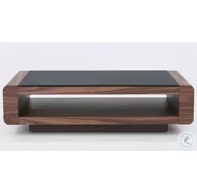 Tudor Walnut Modern Coffee Table