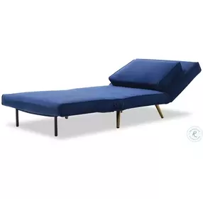 Julius Blue Single Twin Sofa Bed