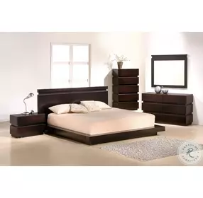 Knotch Expresso King Platform Bed