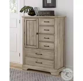 Cool Rustic Clear Maple 6 Drawer Chest