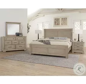 Cool Rustic Clear Maple 3 Drawer Nightstand