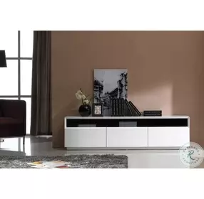 TV023 White High Gloss TV Stand