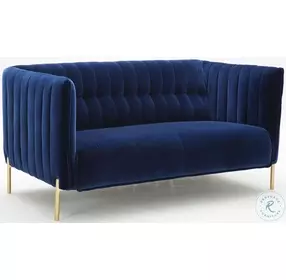 Deco Blue 62" Loveseat