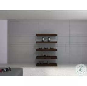 Float Timber Chocolate Curio Unit