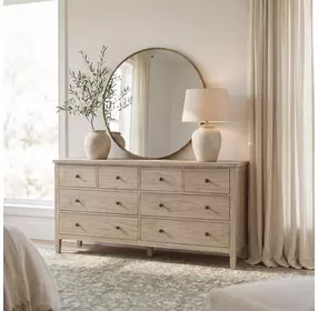 Flagstaff Desert Sand 8 Drawer Dresser