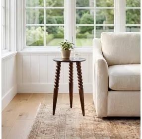 Fluornoy Medium Brown Accent Table