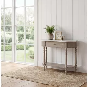 Danielle Sandalwood Beige Console Table