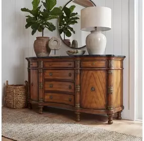 Heritage Fossil Stone Credenza