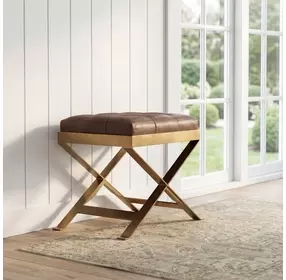 Rodrigo Leather Stool