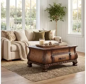 Heritage Bombe Trunk Table
