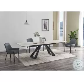 Venice Light Gray Dining Chair Set of 2