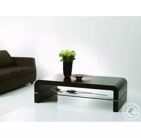 690 Dark Oak Modern Coffee Table