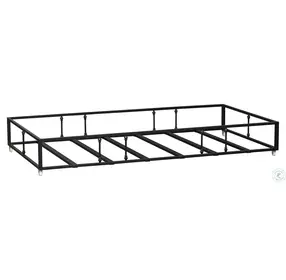 Heritage Series Distressed Black Twin Metal Daybed With Trundle