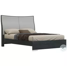 Vera Grey And Black Platform Bedroom Set