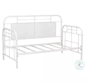Heritage Series Antique White Twin Metal Daybed