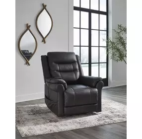 Oatman Carbon Power Lift Recliner with USB Charging and Heat Massage