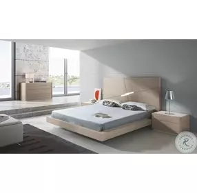 Evora Wenge King Platform Bed