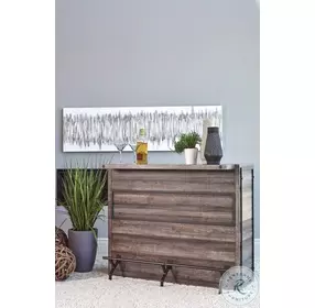 Joe Aged Oak 5 Shelf Bar Unit