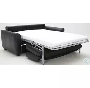 Ventura Black Microfiber Full Sofa Bed