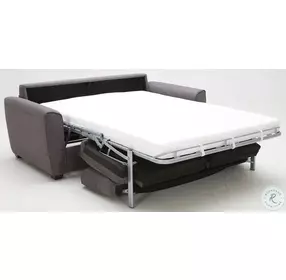 Mono Gray Microfiber Full Sofa Bed