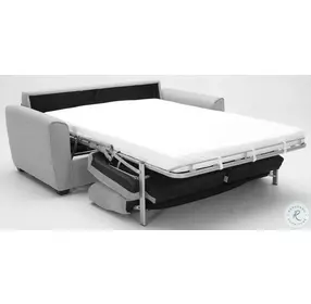 Marin Light Gray Microfiber Full Sofa Bed