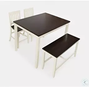 Decatur Lane White 4 Piece Counter Height Dining Set