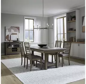 Bayview Sandstone and Gray 5 Piece Dining Set
