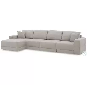 Next-Gen Gaucho Grey 4 Piece Modular LAF Sectional