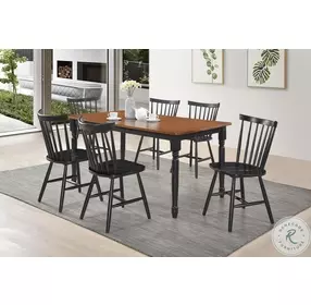 Hollyoak Black Windsor Side Chair Set Of 2
