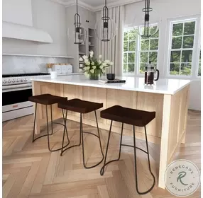 Alton Coffee Backless Counter Height Stool