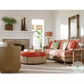 Twin Palms Warm Medium Umber Angler Accent Table