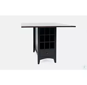 Asbury Park Black Drop Leaf Counter Height Dining Room Set